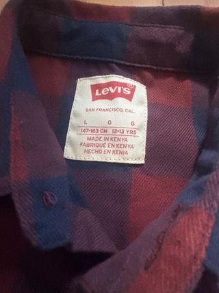 Camicia Levi's a quadri taglia L per bambini