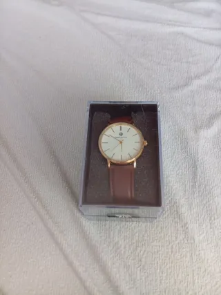 Reloj Amaya Arzuaga Dorado y Marrón