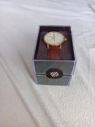Reloj Amaya Arzuaga Dorado y Marrón