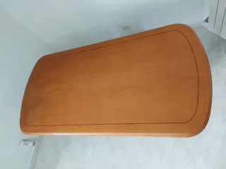 Mesa de comedor de madera extensible