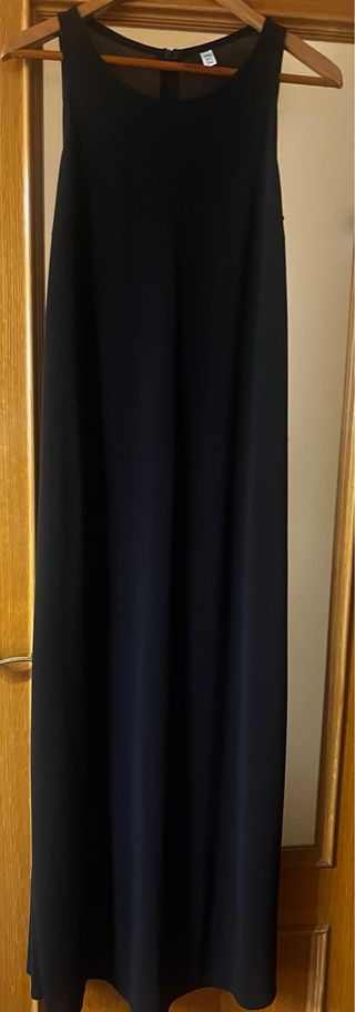 Vestido largo premamá negro ideal eventos