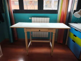 Mesa extensible Ikea blanca