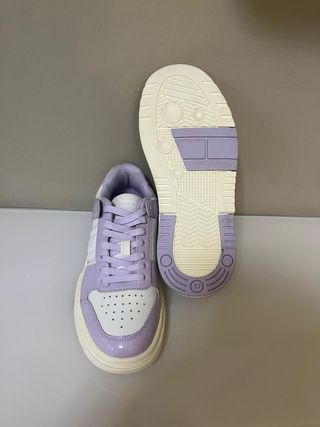Scarpe Tommy Hilfiger Viola/Bianche Tg 37