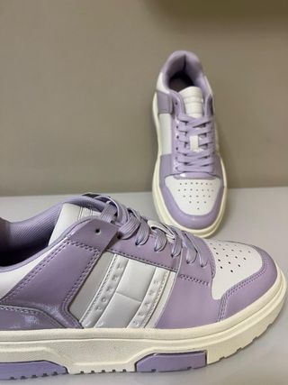 Scarpe Tommy Hilfiger Viola/Bianche Tg 37