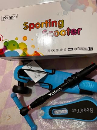 Patinete Yoleo 3 en 1 Azul