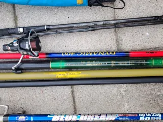 Set de pesca: cañas boloñesa e inglesa