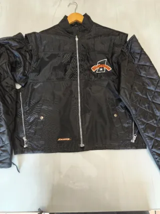 Chaqueta Moto IXON Silverstone Negra, talla XL