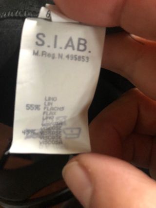 Abito SIAB lino e cotone/ vintage