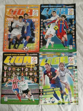 13 álbumes de cromos