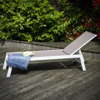 TUMBONA BARBADOS ALUMINIO TEXTILENO TOPO