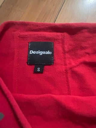 Camiseta Desigual Roja Talla S