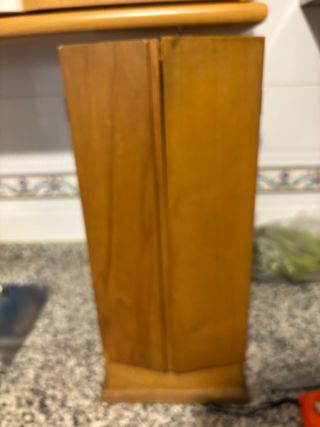 Capilla portátil antigua limosnera Virgen