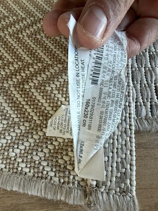 Alfombra Zara Home Sisal Beige