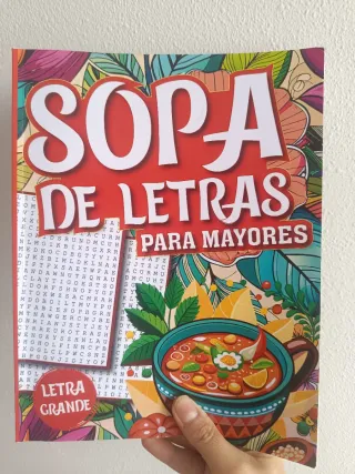 Libro de Sopa de Letras y Mandalas para adultos