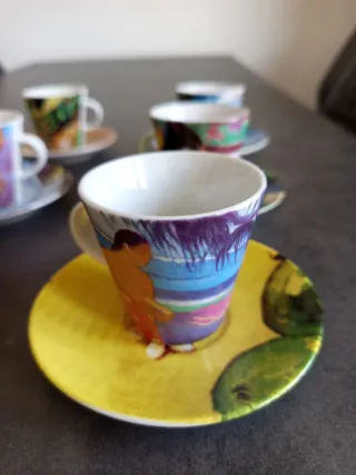 Set 12 Tazzine Caffè Polinesiane Gauguin