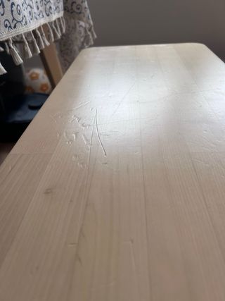 Conjunto Mesa y Banco Madera Ikea