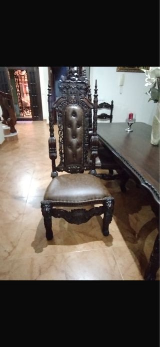 Mueble de madera con vitrina pack completo