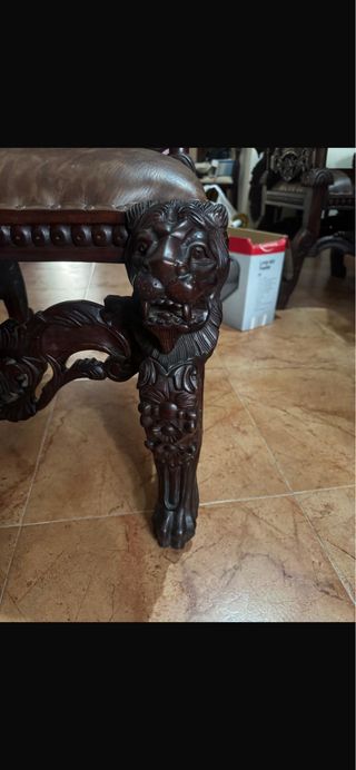 Mueble de madera con vitrina pack completo