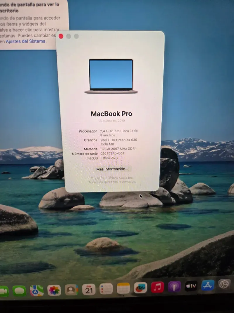 MacBook Pro i9 afbeelding 4