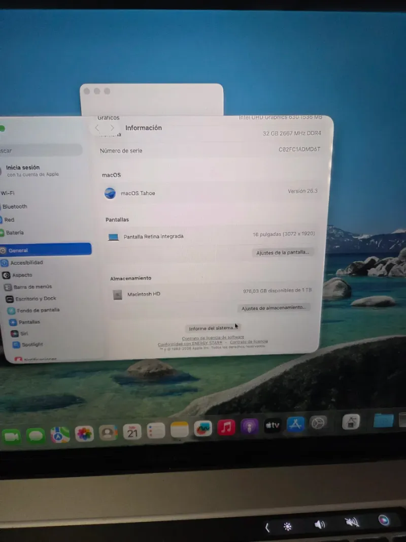 MacBook Pro i9 afbeelding 5