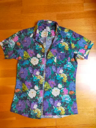 Camisa Karl Mommoo floral multicolor