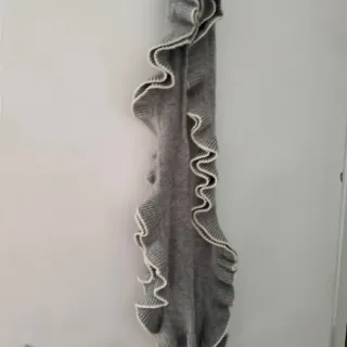 Conjunto Bufanda y Guantes Gris