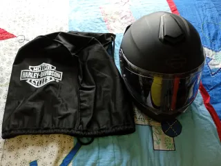 Casco Harley Davidson Outrush Mujer Negro mate