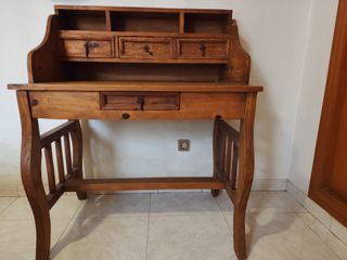 Escritorio Rústico Mexicano Madera Maciza