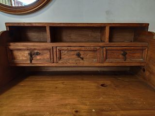 Escritorio Rústico Mexicano Madera Maciza