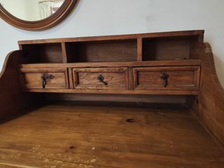 Escritorio Rústico Mexicano Madera Maciza