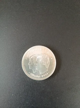 Moneda Plata 12 Euros Juan Carlos y Sofía 2004