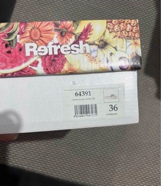 Alpargatas Refresh Pala Beige/Plata Talla 36