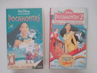 VHS Disney Pocahontas y Pocahontas 2 (Español)