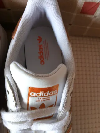 Adidas Superstar Oro y Blanco