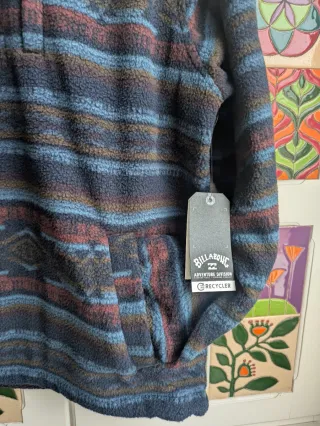 Sudadera forro polar Billabong rayas