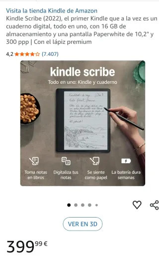 Kindle Scribe 64GB con Lápiz Premium