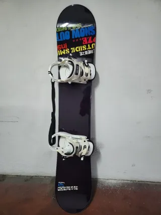 Tabla Snowboard + Fijaciones + Funda