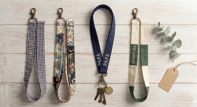 Llavero de Tela Personalizado Regalo Papá