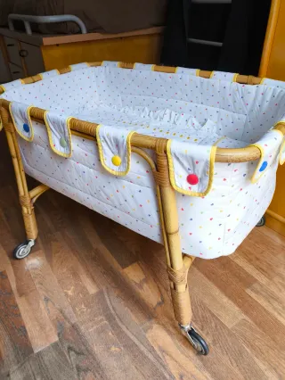 Moisés mimbre 81x55x57 cm