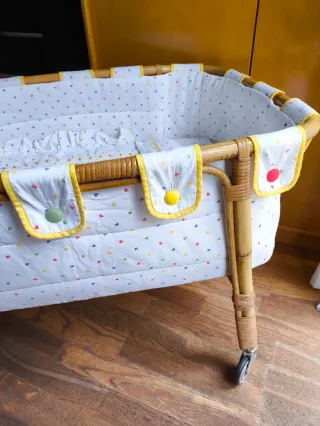 Moisés mimbre 81x55x57 cm