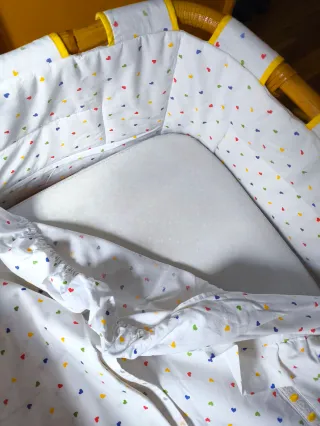 Moisés mimbre 81x55x57 cm