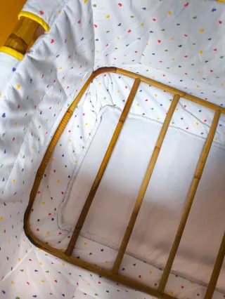 Moisés mimbre 81x55x57 cm