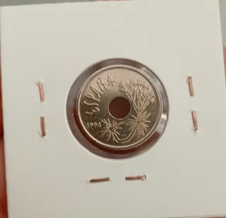 25 Pesetas Canarias 1994.