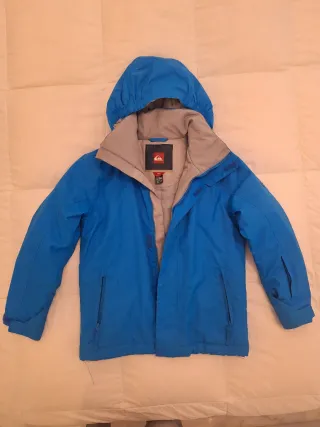 Chaqueta de esquí azul talla 10 Quiksilver