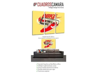 Set 3 Posters Decorativos Nike Classic Cortez