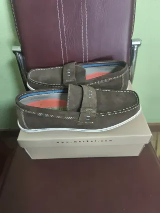 Mocasines de hombre marrones