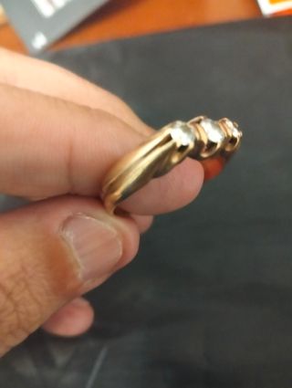 Anillo Oro 14k Diamantes Naturales