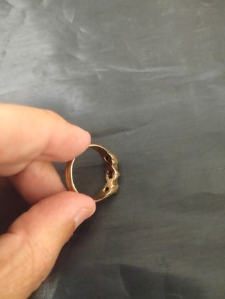 Anillo Oro 14k Diamantes Naturales