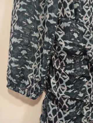 Vestido negro Brownie estampado talla M