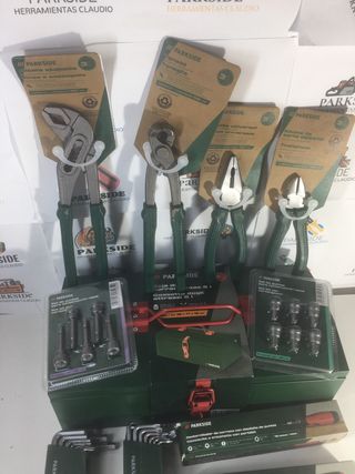 Caja de herramientas Parkside con accesorios